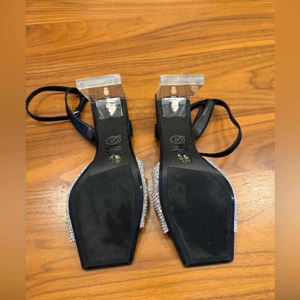 Chinese Laundry Black and Sparkly Women's Heels - Picture 3 of 3